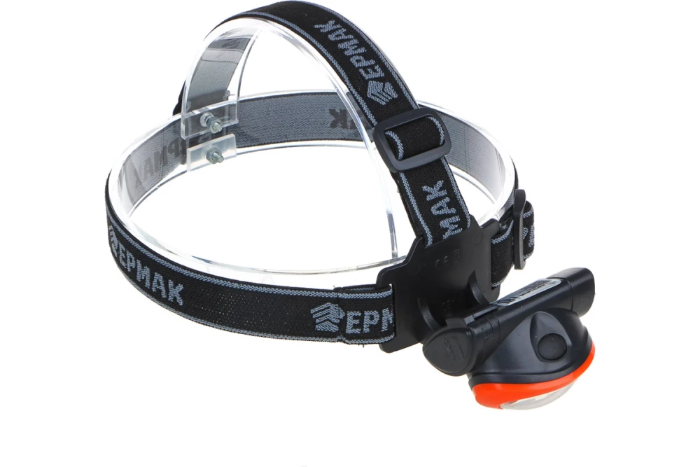 Фонарь ЕРМАК налобный 5 Вт COB LED, 3xAAA, 6,8х4 см 198-056