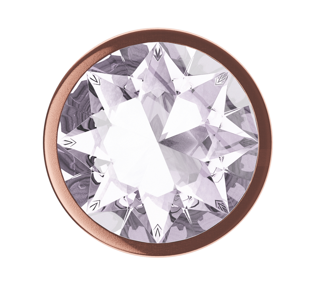 Анальная Пробка Diamond Moonstone Shine L Розовое Золото 4021-02lola