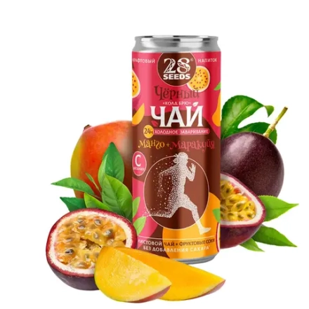 Черный чай «Колд Брю» Манго + Маракуйя