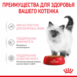 Косервы ROYAL CANIN Kitten Gravy для котят в возрасте до 12 месяцев, кусочки в соусе, 85 гр