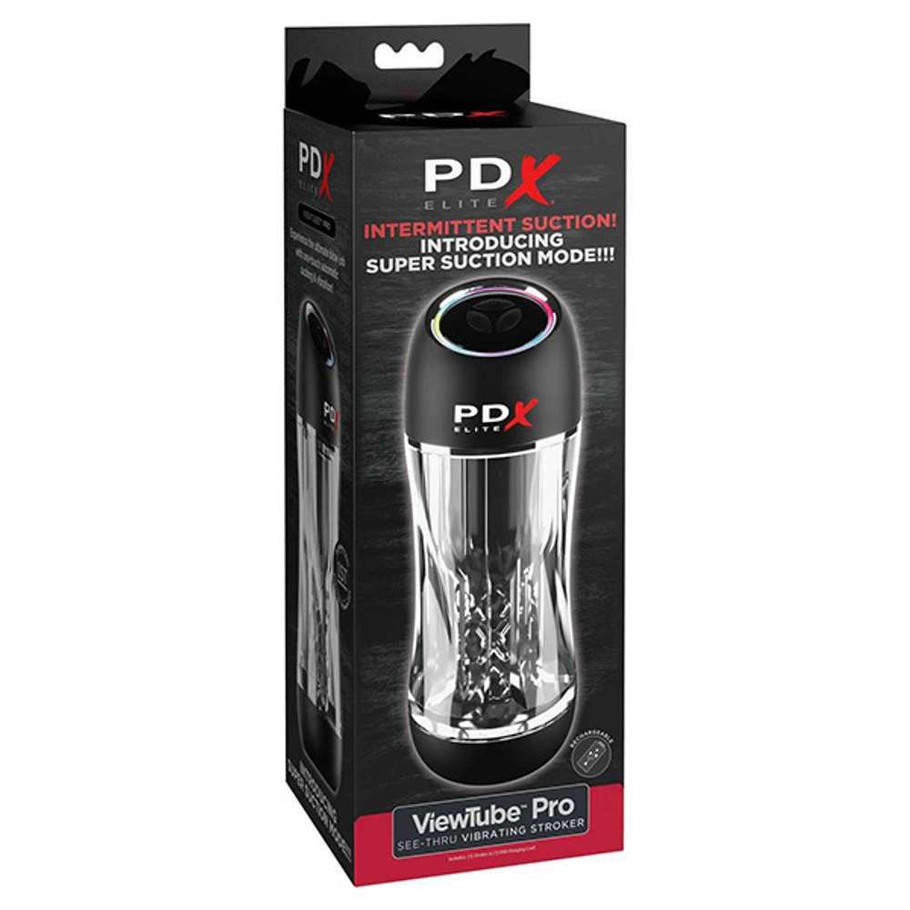 Автоматический мастурбатор с функцией всасывания PipeDream PDX Elite ViewTube Pro Stroker RD545