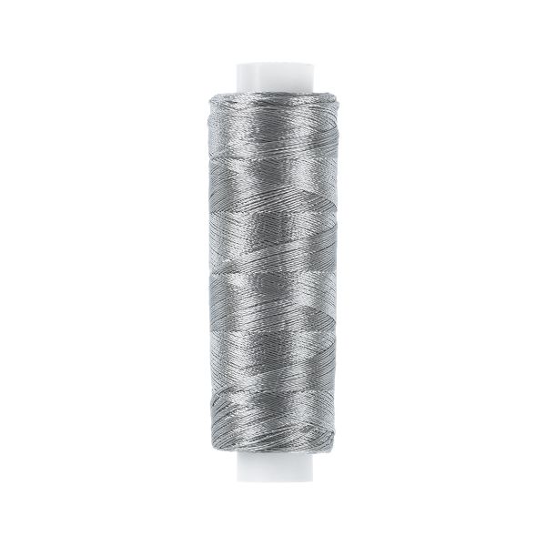 Нитки вышивальные Gamma V75/2, 10х400 ярдов, 365 м, 16-0000 серый