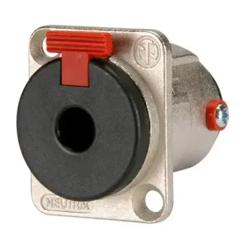 Neutrik NJ3FP6C панельный разъем Jack 6,3мм TRS (стерео) гнездо, металлический корпус