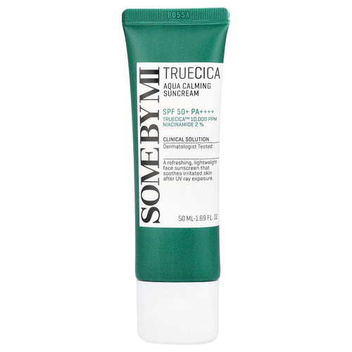 SOME BY MI, Truecica, увлажняющее и успокаивающее солнцезащитное средство, SPF 50+ PA++++, 50 мл (1,69 жидк. унции)
