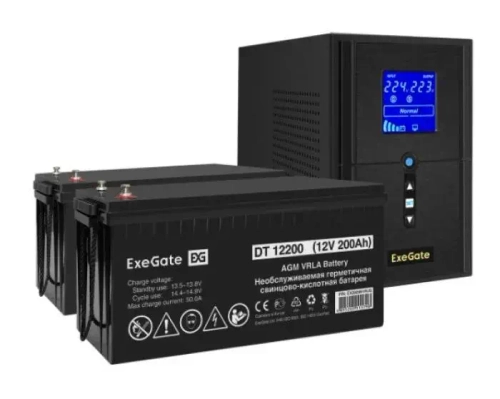 Комплект Exegate SZ-1000.LCD.AVR.2SH.1C13.USB