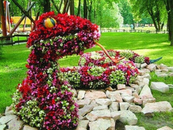 Топиарная фигура Змея