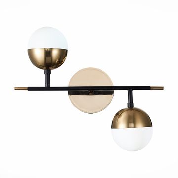 Бра 2*G9 SL1507.421.02 чёрный/белый/золотистый Albero ST-Luce