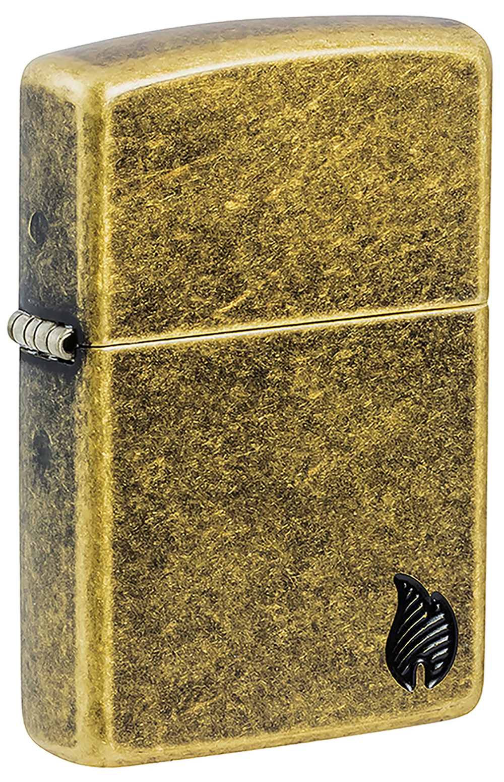 Зажигалка ZIPPO Armor Пламя c покрытием античная латунь | Flame Antique Brass, латунь/сталь, золотис