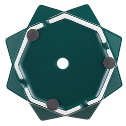 Горшок цветочный rhombus, 12,5 см, зеленый