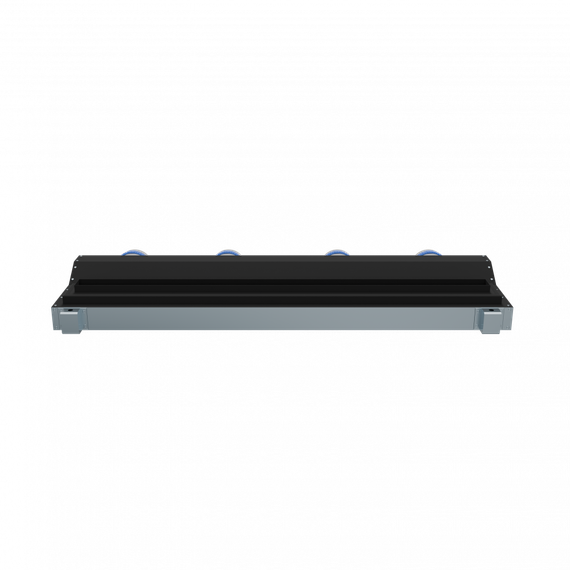 Flexag SHN-1-1000-25-B щелевой диффузор с низкопрофильной КСД под гипсокартон, черный