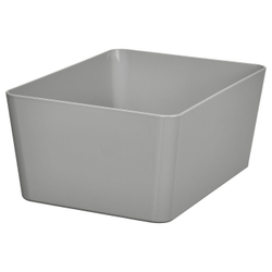 IKEA KUGGIS  (ИКЕА КУГГИС)  -  Контейнер - светло-серый 13x18x8 см