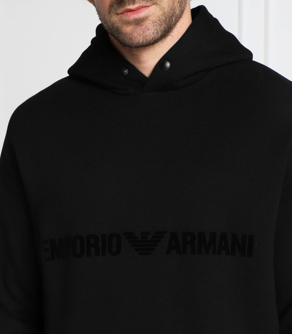 Худи Emporio Armani - черный(6L1ML9 1JWPZ)