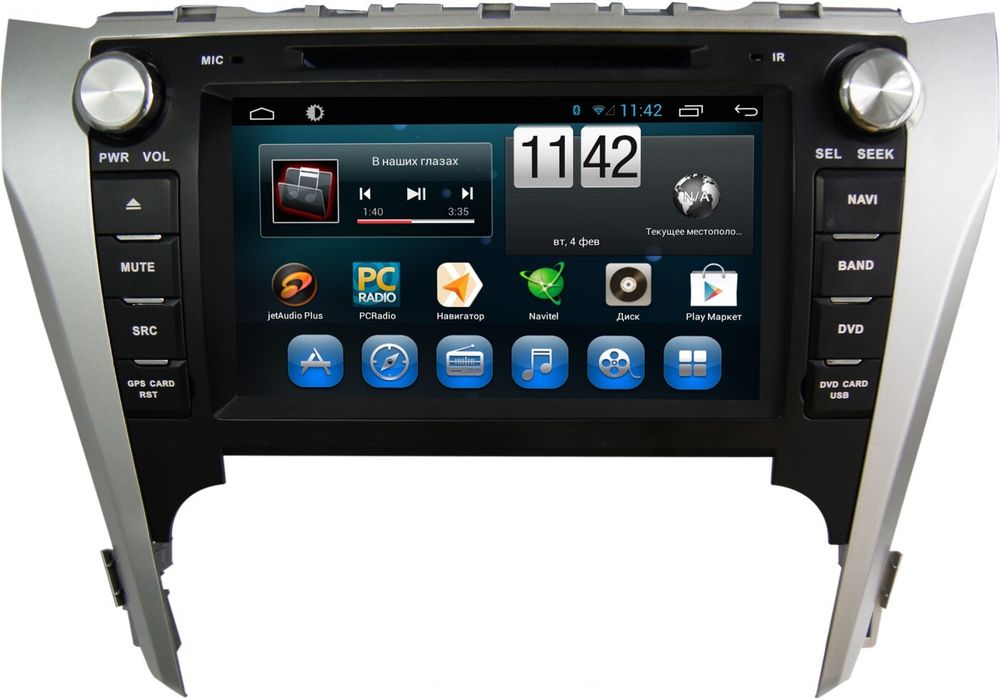 Магнитола для Toyota Camry 2011-2014 - Kuberg KR-8010-S9 на Android, SIM-слот