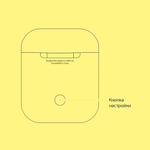 Левый наушник для Apple AirPods 2 A2031, Белый