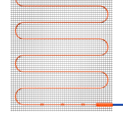 VLT01-150-2.0 Нагревательный мат VLT01-150-2.0 (ТМ Maytoni)