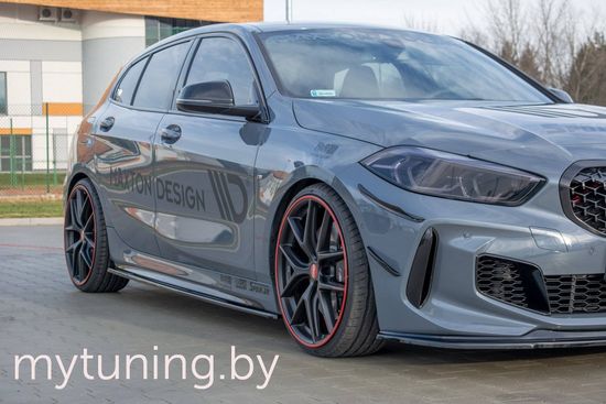Сплиттеры накладок на пороги для BMW 1 серии F40 M-Pack (19-...)