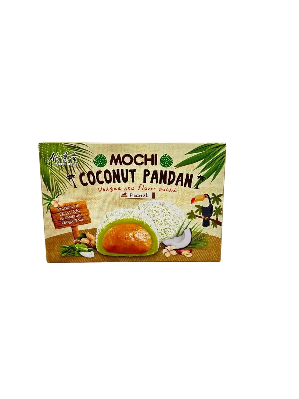 Десерт Mochi Bamboo House с начинкой из арахиса, 180гр