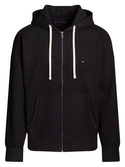 Мужская теннисная кофта Tommy Hilfiger Essential Fleece Zip Through - черный