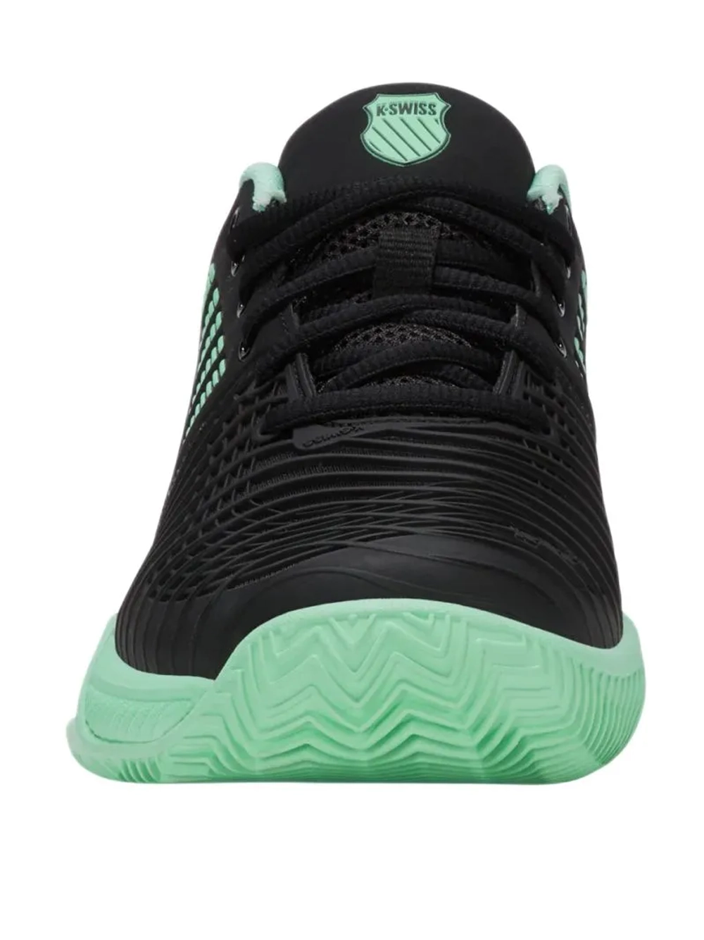 Женские теннисные кроссовки K-Swiss Express Light 3 Clay - black/neon mint/neon pastel pink