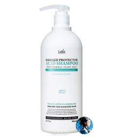 LADOR Шампунь для волос с аргановым маслом Damage Protector Acid Shampoo 900 ml\150 ml