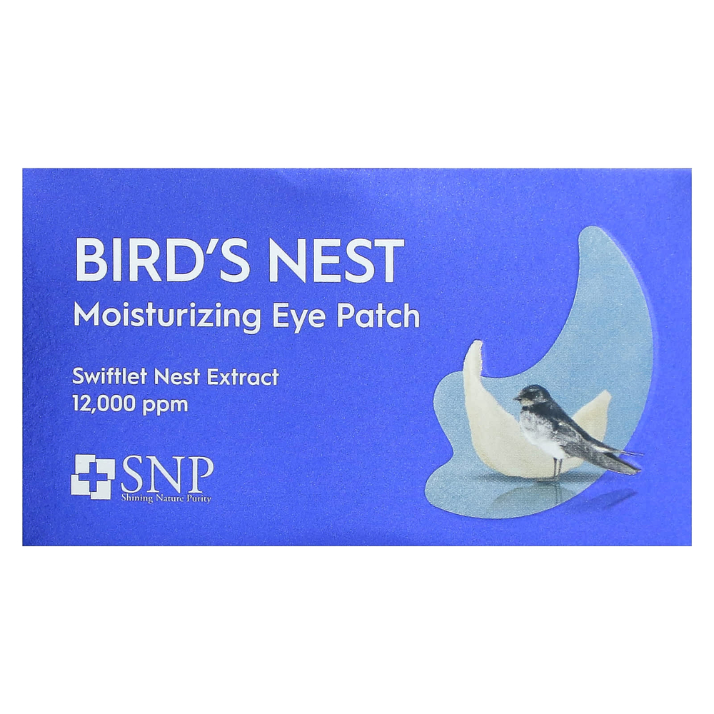 SNP, Увлажняющие патчи для глаз Bird's Nest, 60 патчей по 1,25 г (0,04 унции)