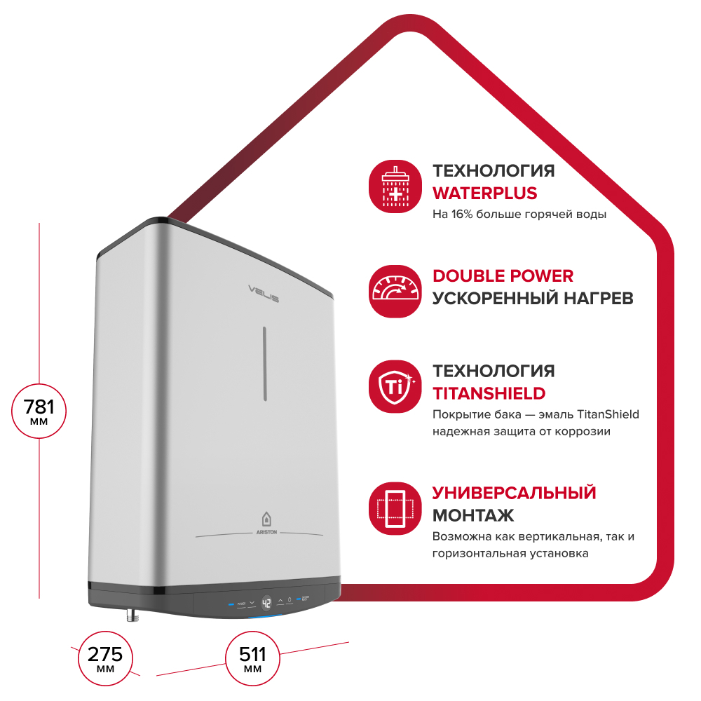 Водонагреватель накопительный Ariston ABSE VLS PRO PW 50
