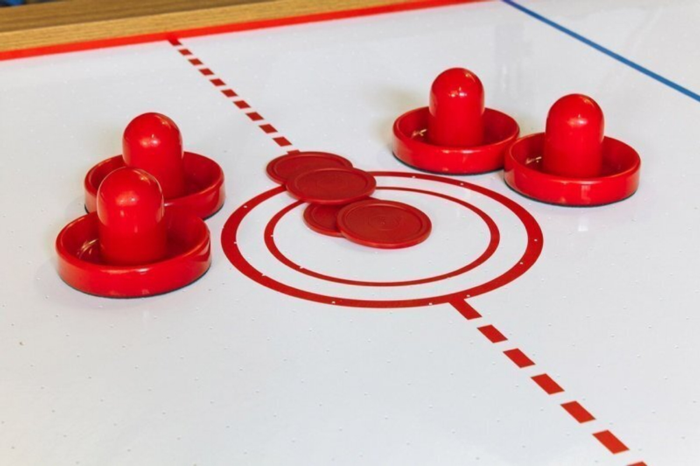 Игровой стол - трансформер (бильярд, аэрохоккей, настольный теннис) "Twister" (дуб)