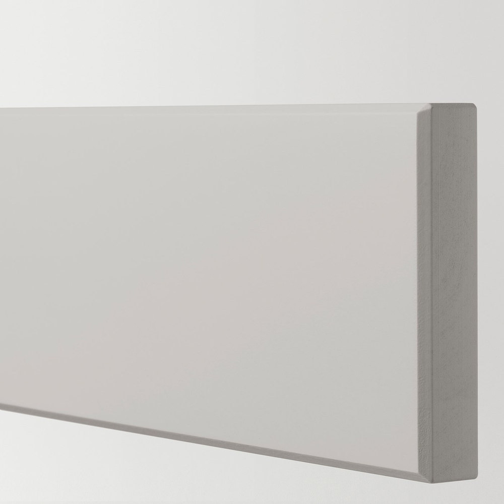IKEA LERHYTTAN  (ИКЕА ЛЕРХЙТТАН)  -  Фасад ящика - светло-серый 40х10 см