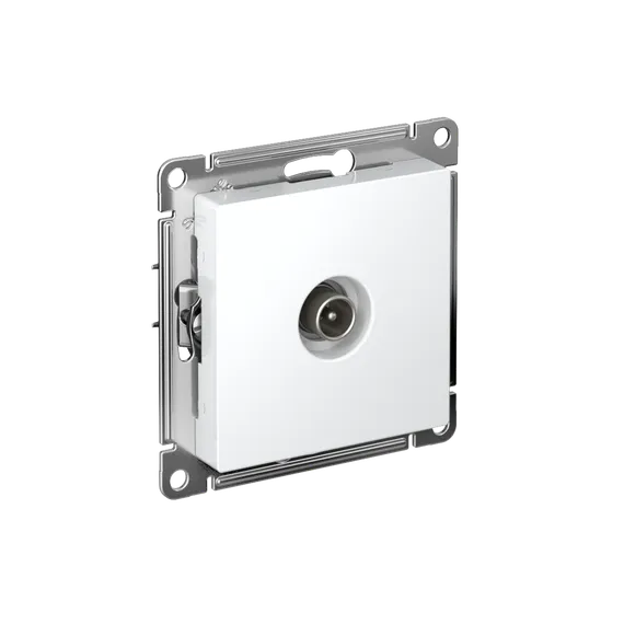 Розетка телевизионная оконечная 1 дБ Systeme Electric AtlasDesign Лотос ATN001391