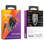Автомобильное зарядное устройство на Lightning Borofone BZ20 PD20W QC3.0