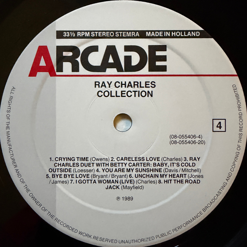 Ray Charles ‎– Collection 2LP (Голландия 1989г.)