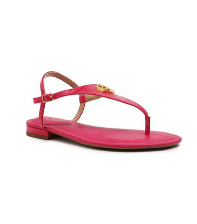 Кожаные босоножки LAUREN RALPH LAUREN - розовый(802874355)