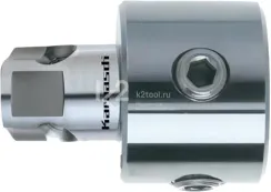 Переходник с Nitto / Universal 19 на Weldon 19, Karnasch, для штифтов 6,34 мм