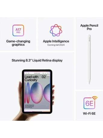 Планшет Apple iPad mini 2024, 512GB, Wi-Fi, Purple