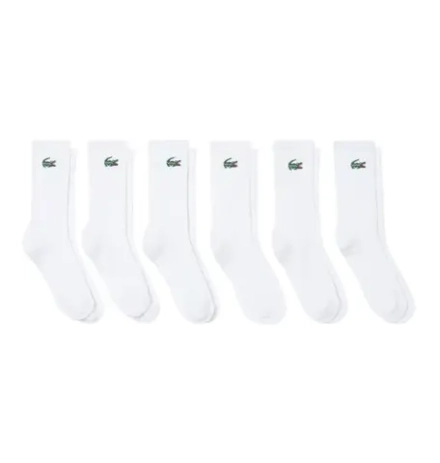 Теннисные носки Lacoste Sport 6P - white