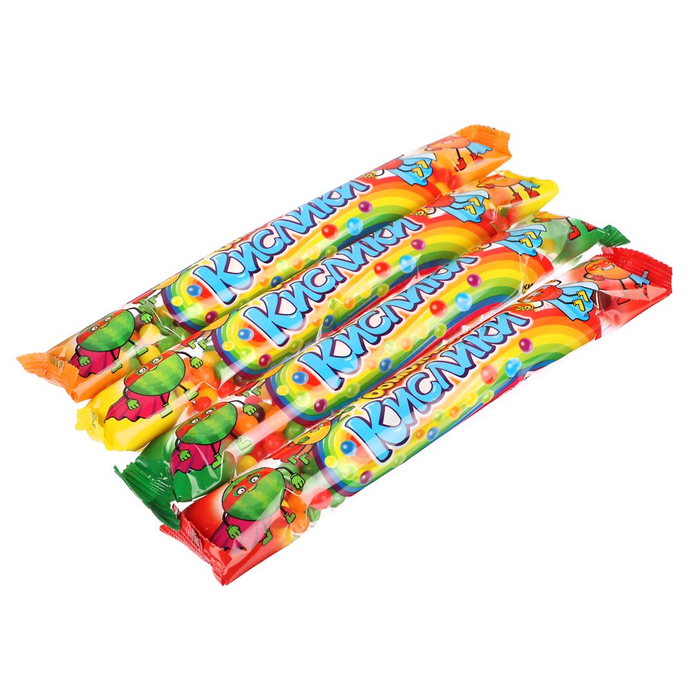 Сахарное драже разноцветные на ленте High-Acid Candy 20гр