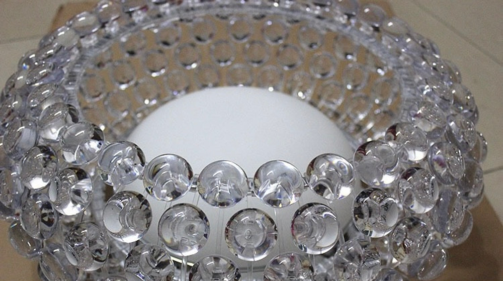 Pendant design lamp CABOCHE media by Foscarini (Clear)