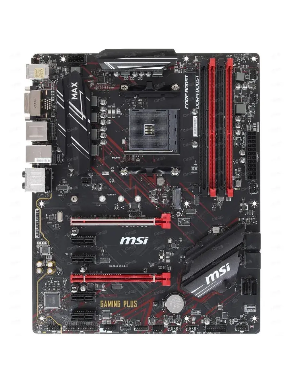 Материнская плата B450 GAMING PLUS MAX AM4 ATX DDR4