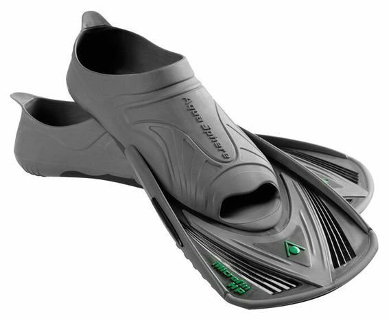 Ласты тренировочные для бассейна Oceanreef Microfin HP черный