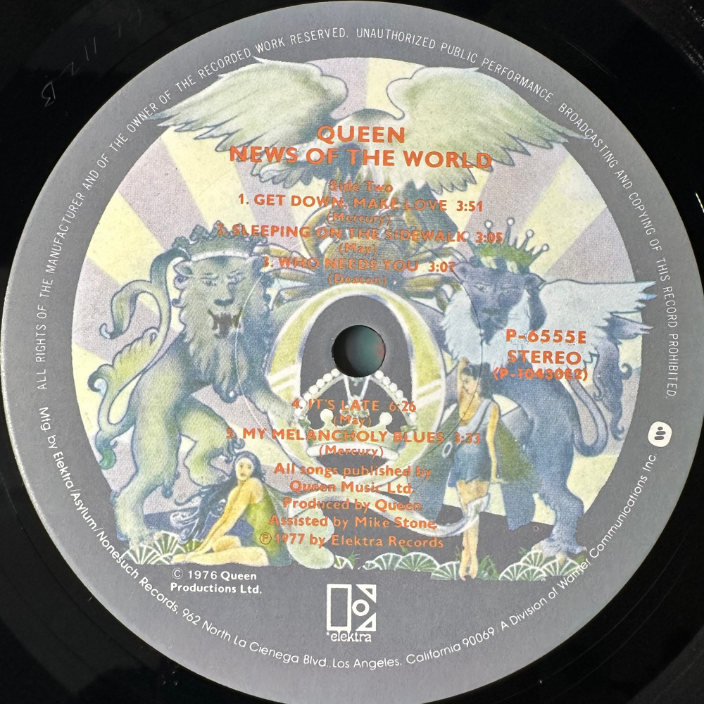 Queen ‎– News Of The World (Япония 1981г.)