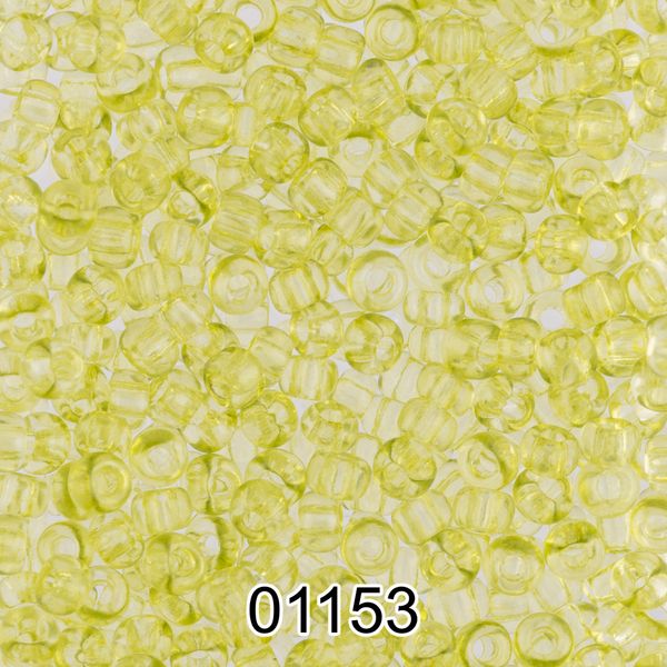 Бисер Preciosa 10/0 (2.3 мм), 500 г, 01153 (Ф336) салатовый