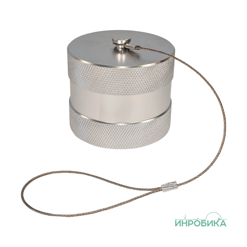 Заглушка пылезащитная для ниппеля (папа) NPT 1-1/4" БРС серии INR108STC с резьбовой фиксацией INR108STCM114-00-DPFM