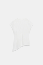 АСИММЕТРИЧНАЯ ФУТБОЛКА СО СКЛАДКАМИ — ZARA