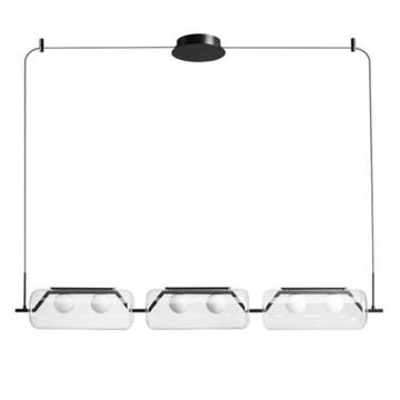 Подвесной светодиодный светильник 18W 4000К A2341SP-6BK чёрный Geneva Arte Lamp