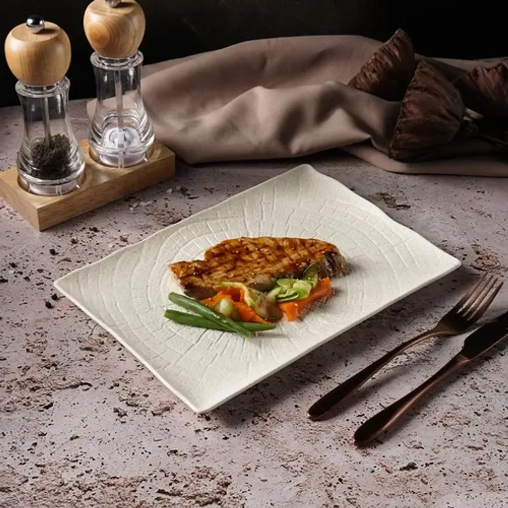 Блюдо прямоугольное 28,5*19,5 см h2 см Elephant Ivory P.L. Proff Cuisine [4]