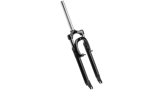 Вилка амортизационная ZOOM XDS-3868D, 24"х1-1/8", сталь, алюминиевая корона, пружинно-эластомерная, безрезьбовой шток 193мм, ход 40мм, Disk тормоз, черная