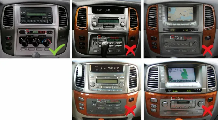 Магнитола для Toyota Land Cruiser 105 1998-2007 - Kuberg QLed, Android 13, Быстрейшая, CarPlay, SIM-слот