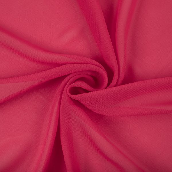 Ткань блузочная Poly Chiffon 84 г/м², 150х147 см, 04 малиновый, Gamma PC-02