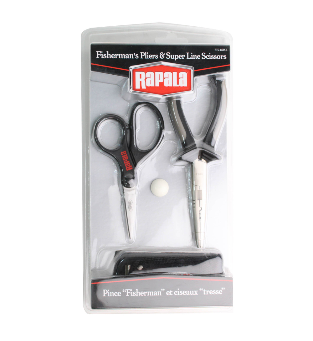 Комбо-набор RAPALA 11 (плоскогубцы (16см.); ножницы; чехол)