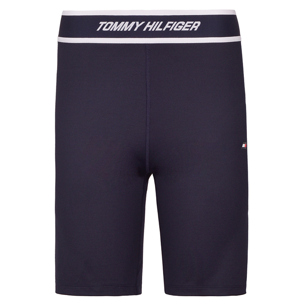 Женские Шорты теннисные Tommy Hilfiger RW Fitted Tape Short - Бирюзовый